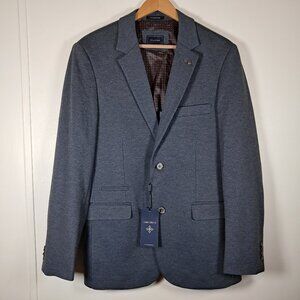 7 Diamonds Newport Blazer 4-Way Stretch Size M Navy Blue NWT